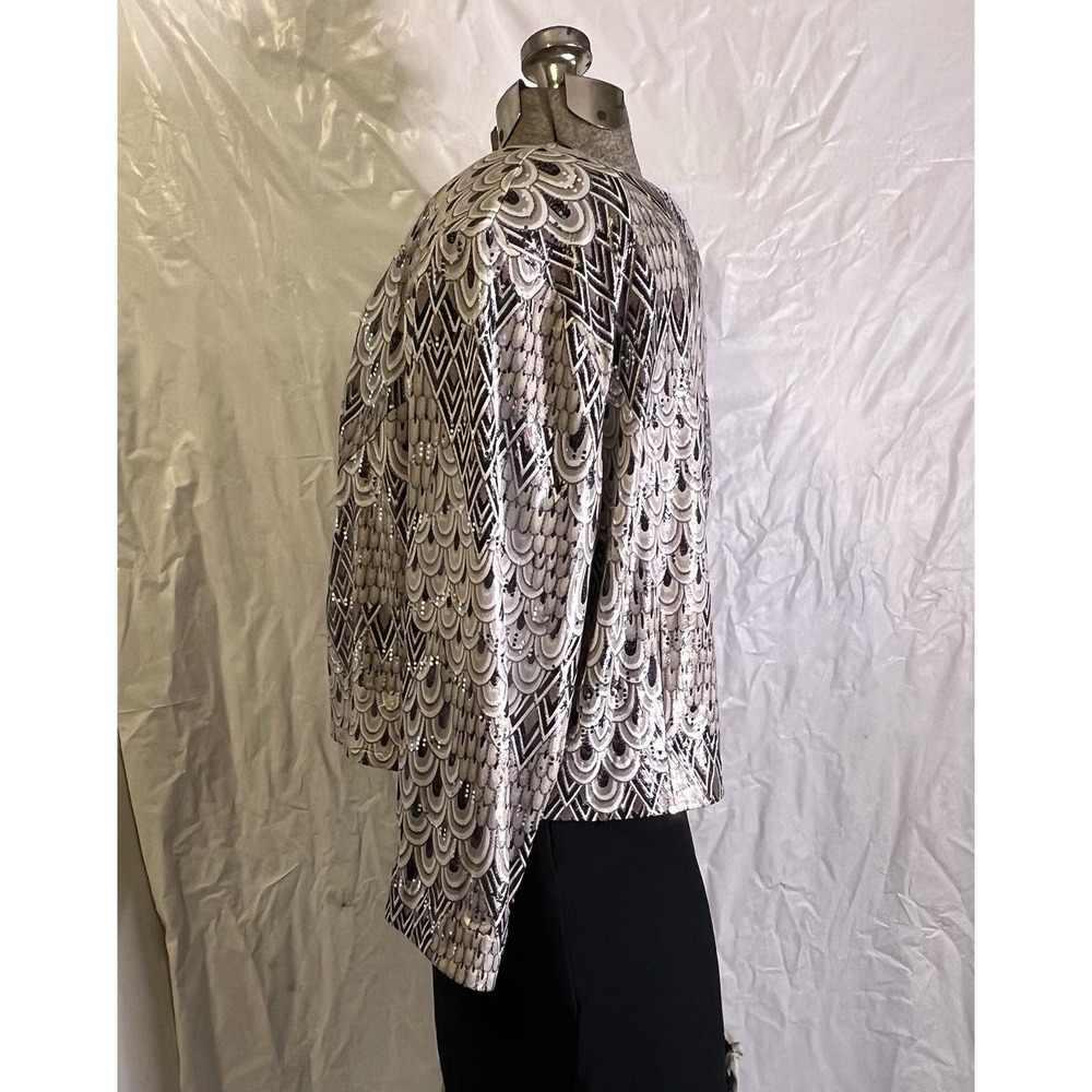 Cato Est. 1962 Women's Jacket Size 14 Short Open Front Multicolored - Picture 6 of 9